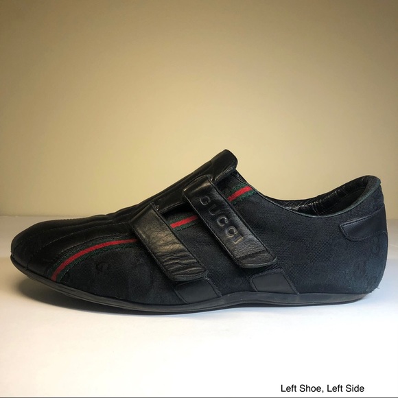 Gucci Leather Sneakers with Velcro - Picture 4 of 10